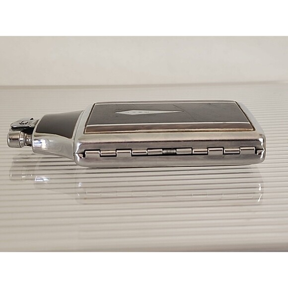 Vintage Ronson Mastercase Lighter & Cigarette Holder Engraved Jane Black Brown - Picture 15 of 16